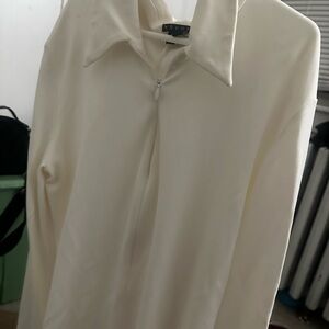 Cream Long Sleeve Shirt